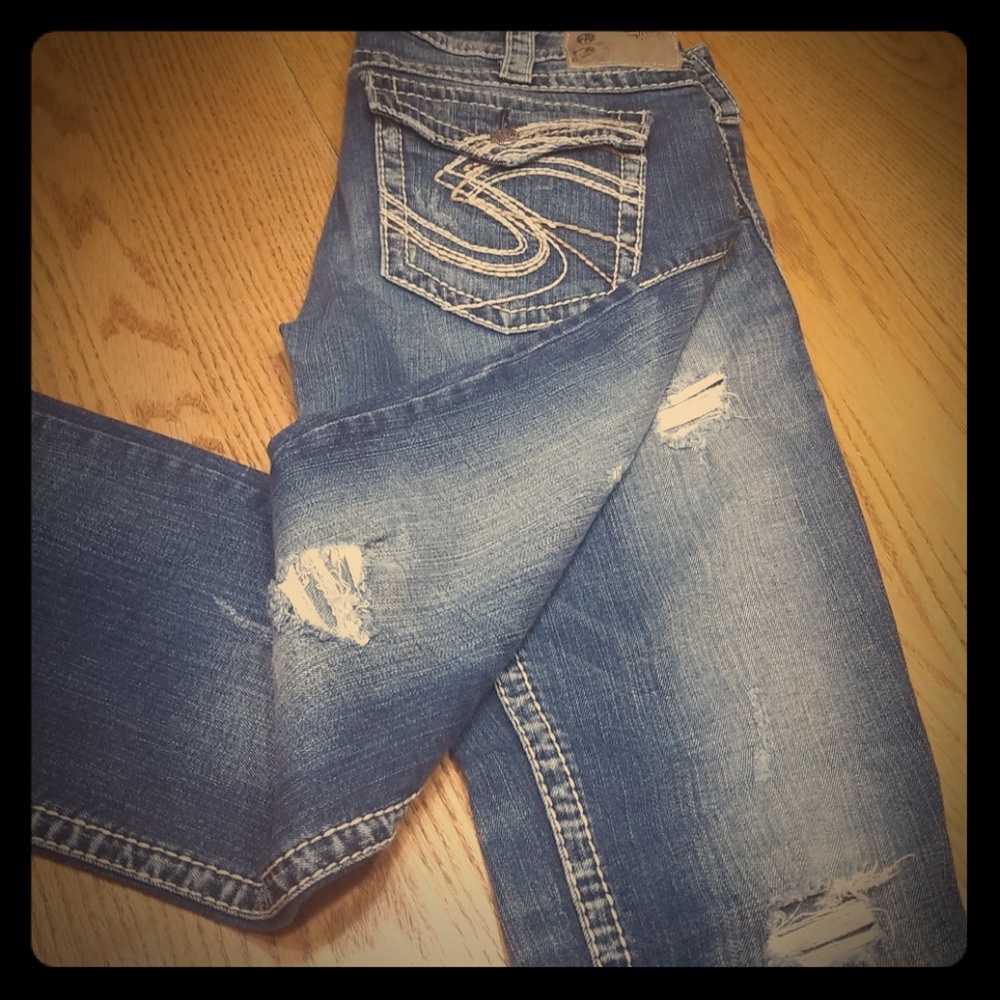 Silver 33/32 Pioneer bootcut